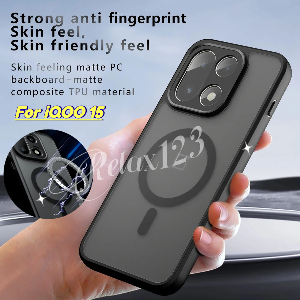 สําหรับ Vivo iQOO 15 5G 2025 แม่เหล็กชาร์จไร้สายสําหรับ VIVO iQOO15 iqoo15 VivoiQOO15 iQOO15 5G 4G 2