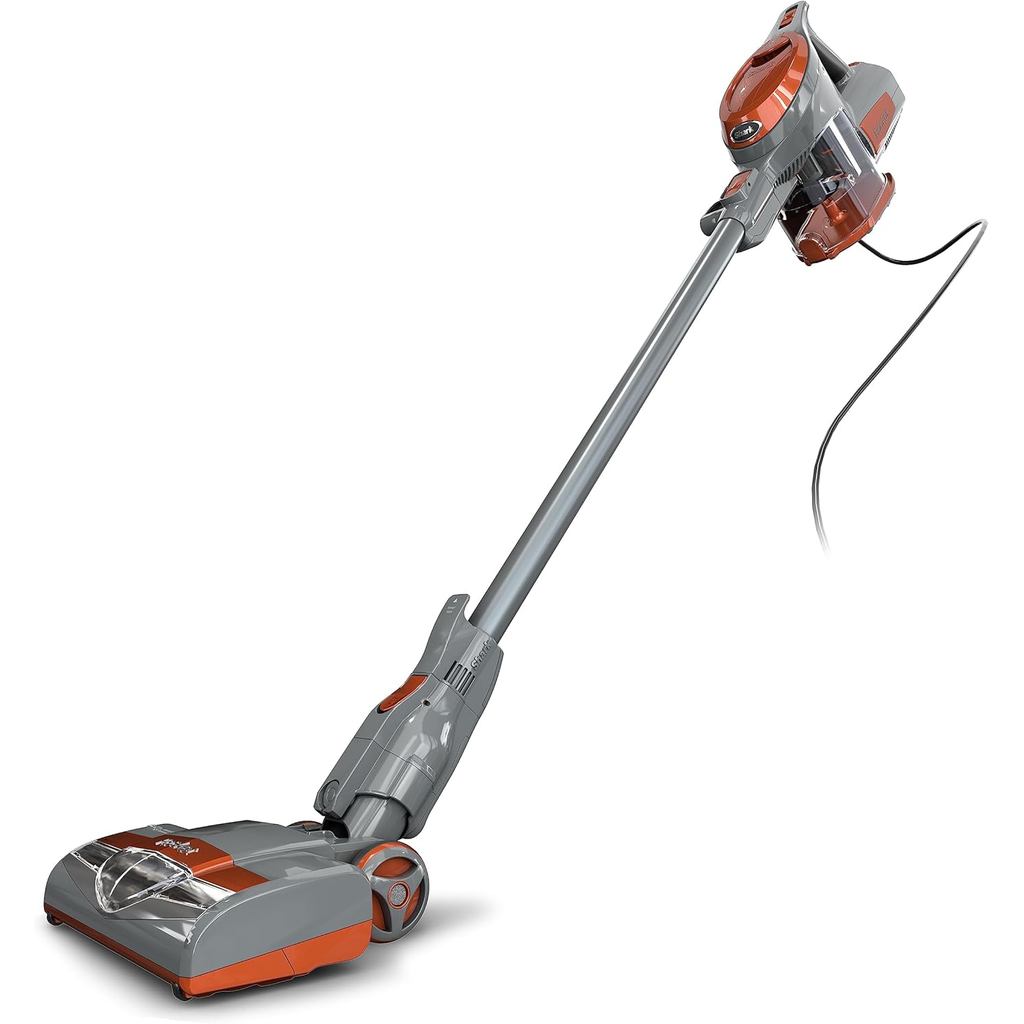 Shark HV302 Rocket Pet Wired Stick Vacuum, น้ําหนักเบาพร้อมพวงมาลัยหมุนสําหรับพรมและพื้นแข็ง, แปลงเป
