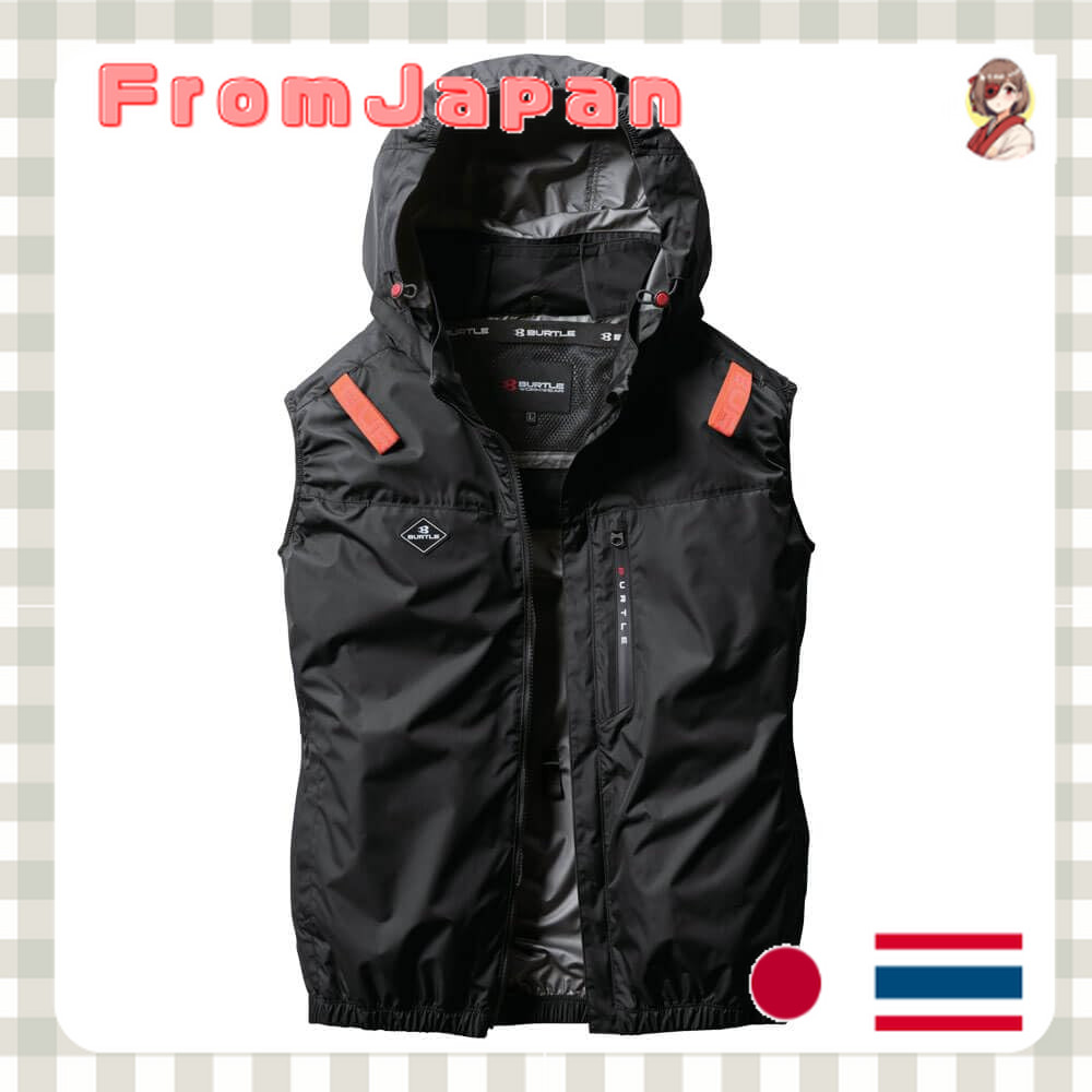 เสื้อกั๊ก BURTLE AIRCRAFT ผู้ชาย แบบไม่มีพัดลม สวมใส่ง่าย ใส่ทำงานทุกวัน【Direct From Japan】