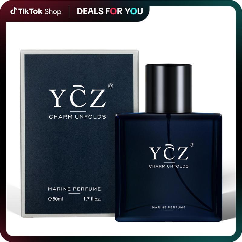 YCZ Midnight Marine Man Cologne, น้ําหอมติดทนนาน,โคโลญจ์ผู้ชาย , ของขวัญ,1.7oz(50ml)