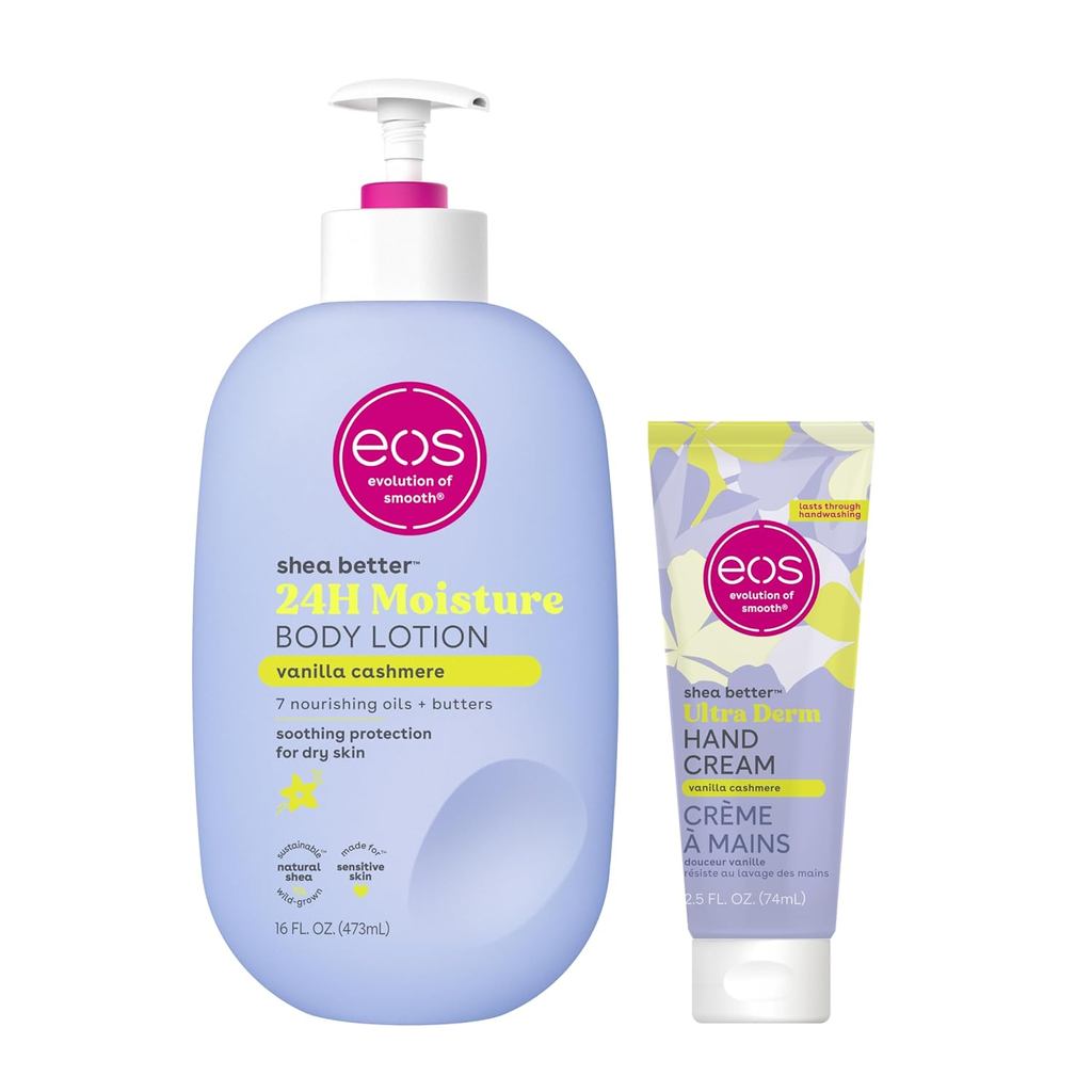 Bundle of eos Shea Better Vanilla Cashmere- Body Lotion + ครีมทามือ