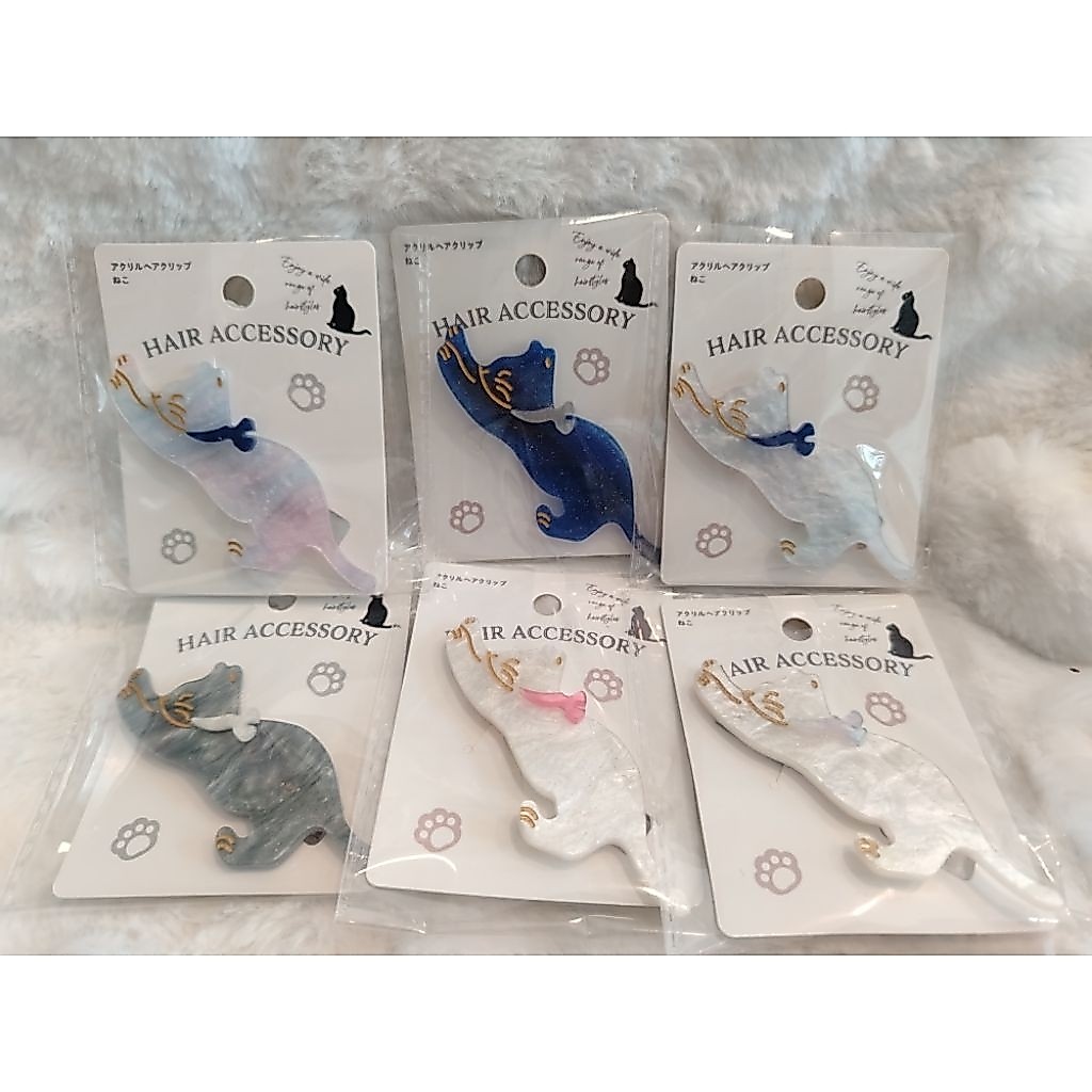🇯🇵กิ๊บ​ติดผม​ Cat​ Hair Clip​ 🍊 นำเข้า​จาก​ญี่ปุ่น​แท้​100​%✅