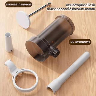 เครื่องยัดไส้กรอก แบบกด ประหยัดแรงมากขึ้น หัวเปลี่ยน 4 ขนาด อุปกรณ์ทำใส้อั่ว กระบอกอัดไส้กรอก