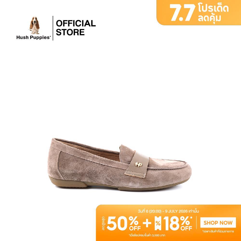Hush Puppies รองเท้าผู้หญิง รุ่น HP 8WCFSI216E - สีเขียว (รองเท้าลำลองหนังแท้ แบบสวม)