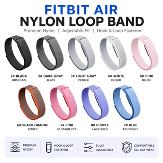 พร้อมสต็อก Google/Fitbit Air Loop สายรัดสร้อยข้อมือ Velcro Phoebe air สายรัดไนลอนระบายอากาศ