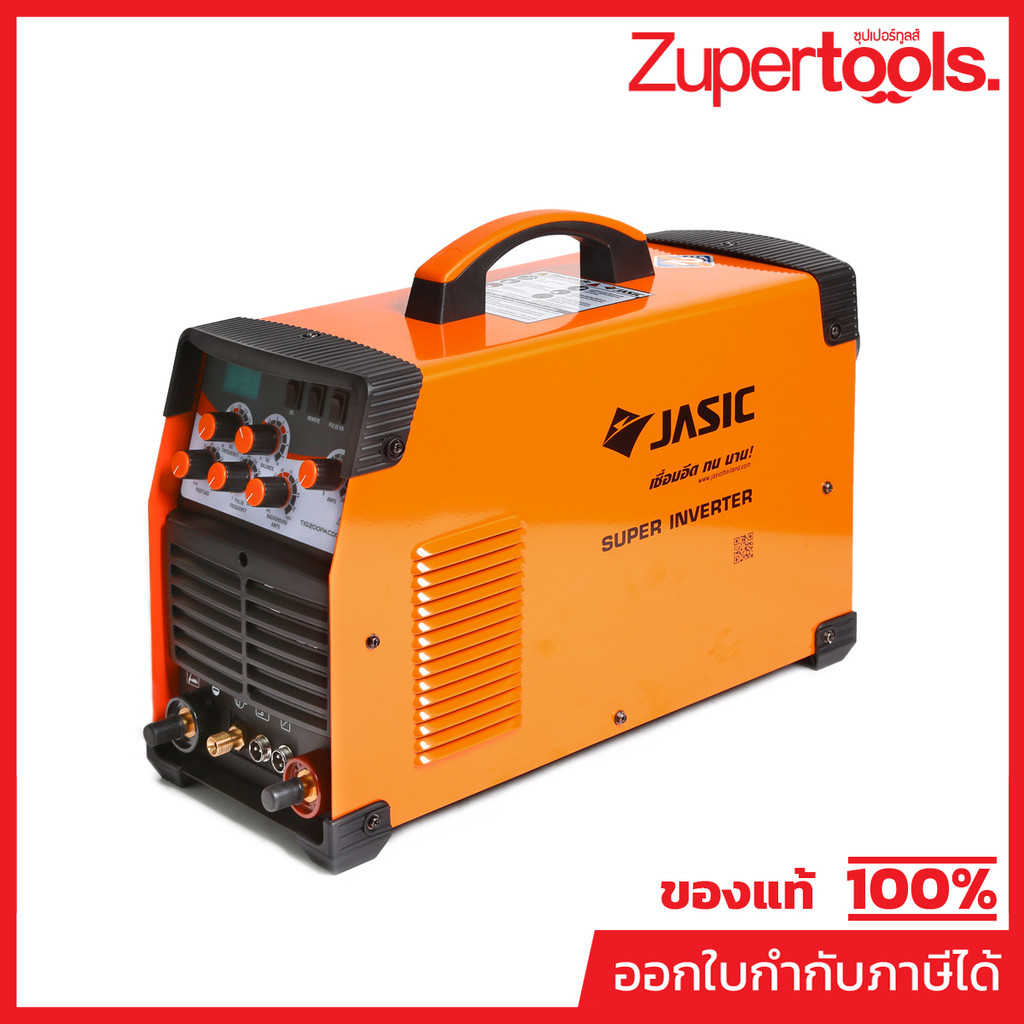 JASIC เครื่องเชื่อม TIG/MMA 200/160 แอมป์ รุ่น TIG200PACDC(E20101) ระบบ AC/DC แรงดันไฟ 1 เฟส 220 โวล