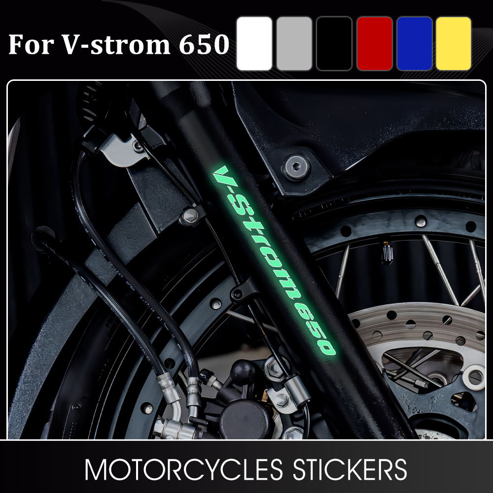 สติกเกอร์รูปลอกมอเตอร์ไซค์เรืองแสง สําหรับ Suzuki V-Strom 650 XT Vstrom650 Vstrom650DL Vstrom650XT
