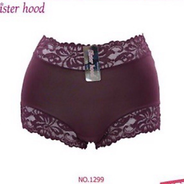 [sister hood ] กางเกงชั้นในผ้านิ่มลื่น ขอบขาลูกไม้นิ่ม เต็มตัวเก็บทรงสวยมากๆ