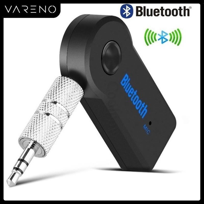 ตัวรับสัญญาณเสียงบลูทูธ4.0 Vareno เครื่องส่งสัญญาณสเตอริโอแจ็ค USB Aux 3.5มม.