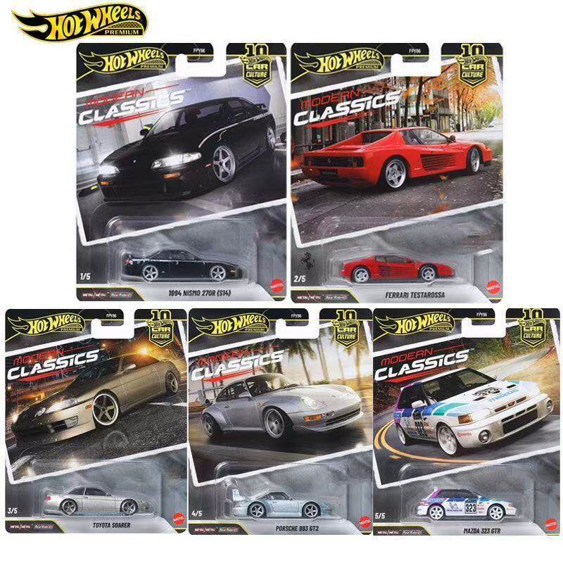 Hot Wheels FPY86 Modern Classic Ferrari Porsche 993GT2 Toyota Japanese Alloy Car Model