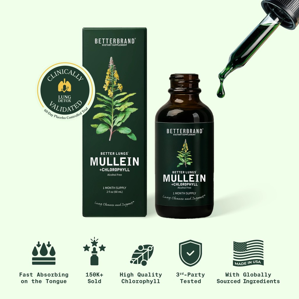 BetterbrMulleinLeaf&ChlorhyllDrs KoeLungDeto&MucusCleanse-30-Pang Nivean Hair Hair Hair Hair Hair Ha