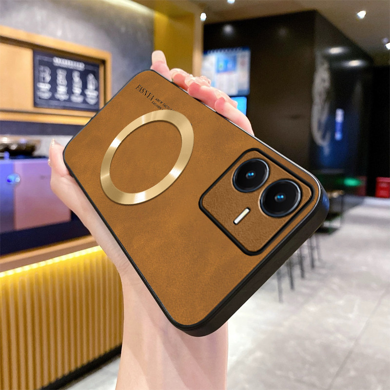 ปลอก VIVO Y22 Y22S เคสโทรศัพท์ Soft edged anti slip แหวนดูดแม่เหล็กสําหรับฝาครอบดูดซับแรงกระแทก ybpj