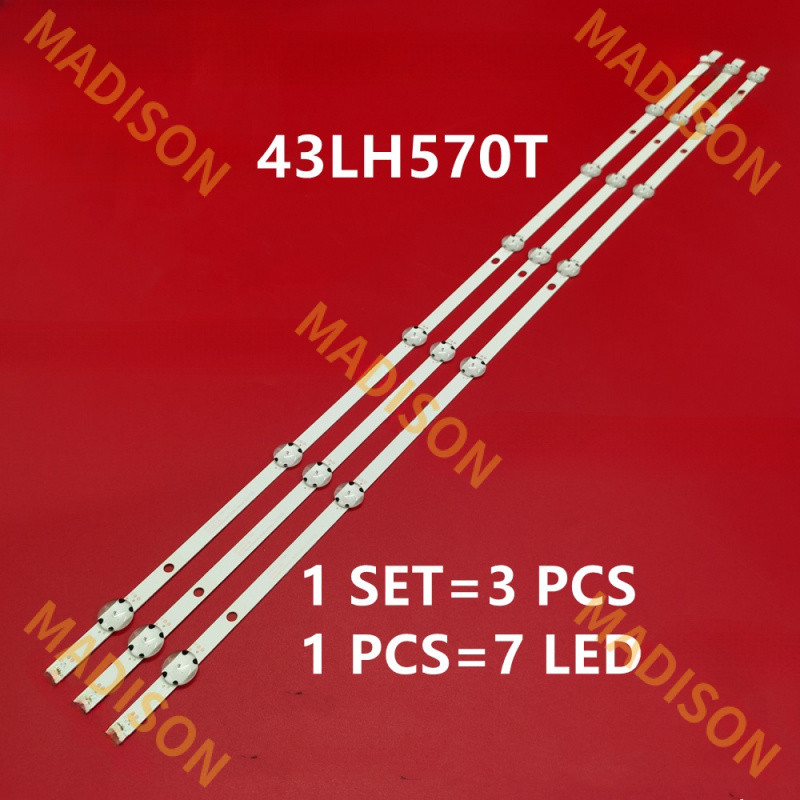 ใหม่ 43 นิ้ว LED TV backlight 43lh570t 43lh511t 43 นิ้ว 32lh511 43lh570 43lw300c 43lh590t 1 ชุด