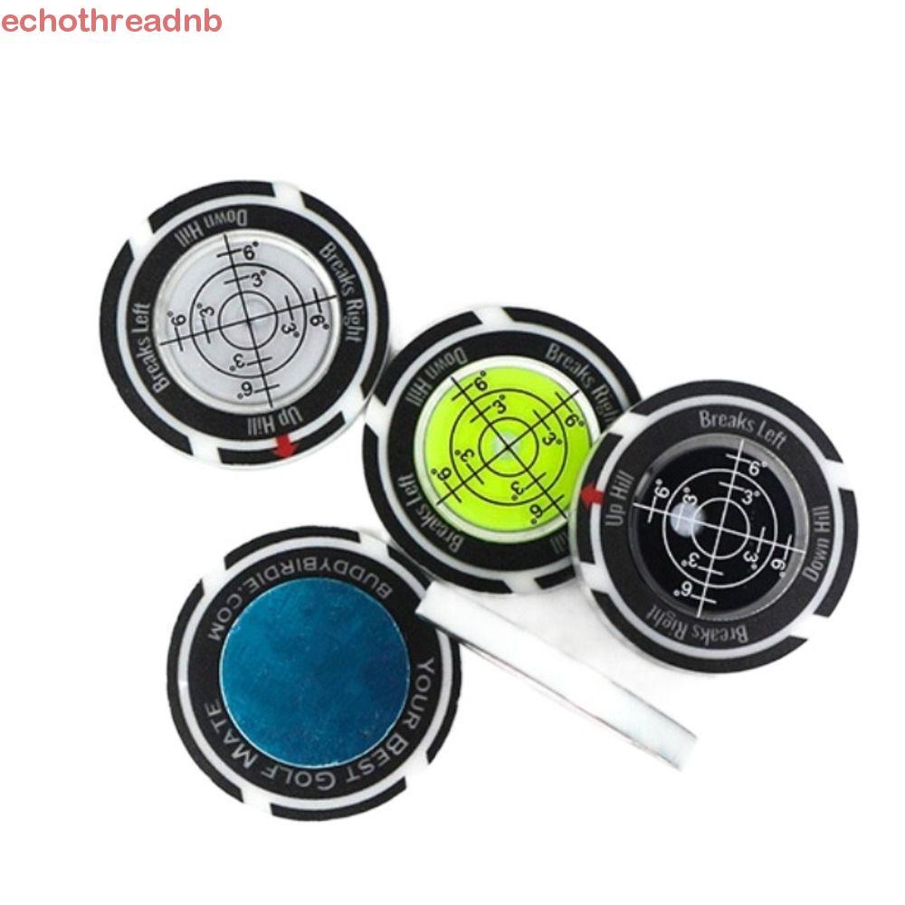 PIVOT เครื่องมือกอล์ฟ Leveler, Clear & โปร่งใสความแม่นยําสูง Golf Slope Meter, Putt Ball Marker Ball