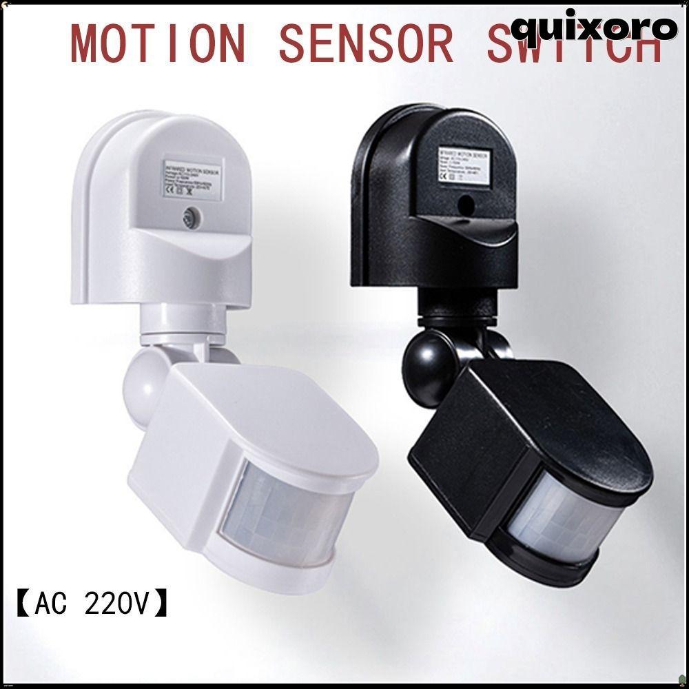 QUIXORO อินฟราเรด PIR 220V ไฟ LED Wall Mount Sensor Light