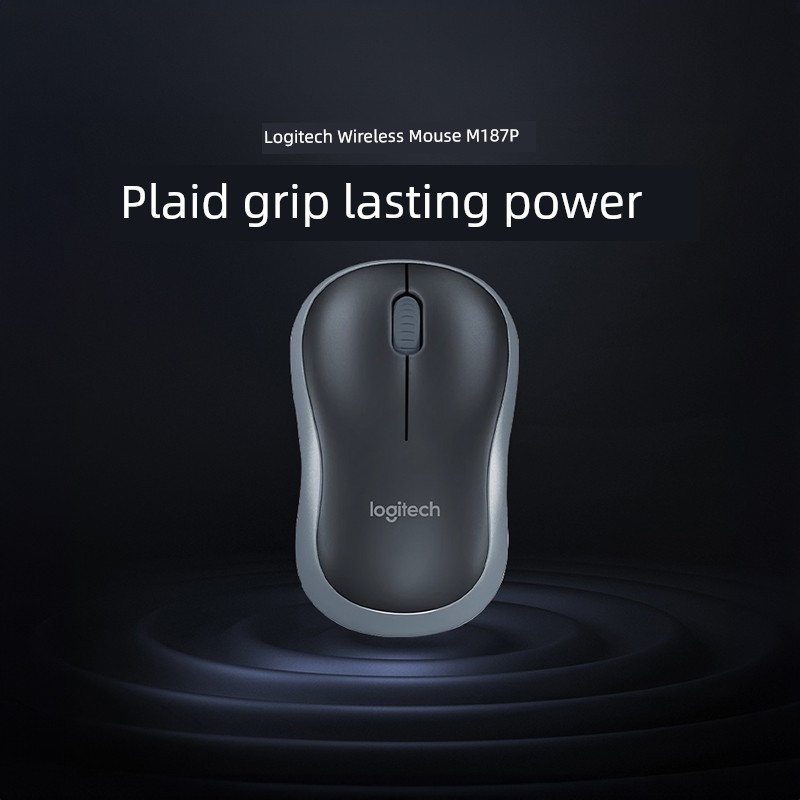 chichang ( บลูทูธ เสียงเงียบ) เมาส์ไร้สายมือซ้าย Logitech M187P USB Office