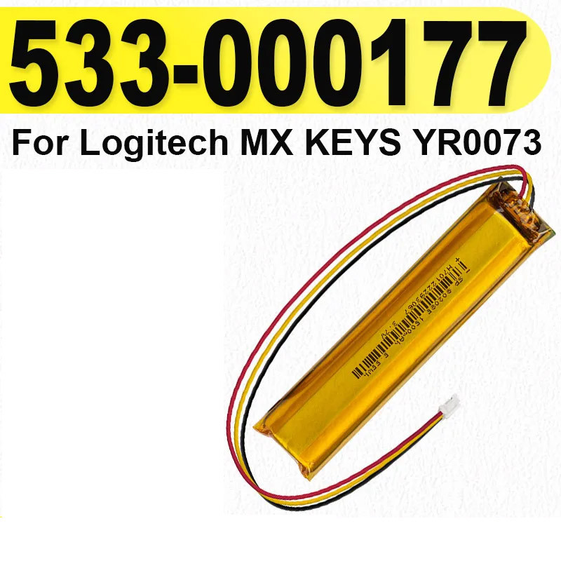 เหมาะสําหรับแบตเตอรี่คีย์บอร์ดไร้สาย Logitech MX KEYS YR0073 533-000177
