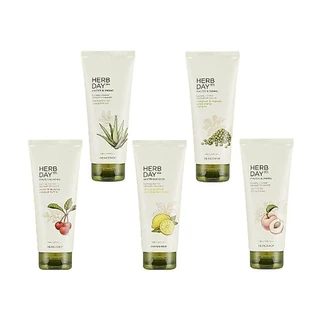 THE FACE SHOP HERB DAY 365 MASTER BLENDING FACIAL FOAMING CLEANSER LEMON & GRAPEFRUIT