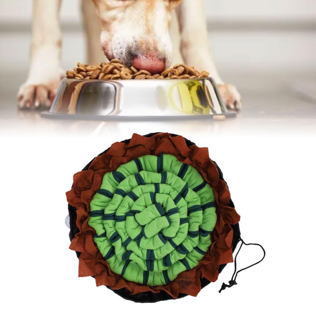 Luocute Pet Snuffle Mat Interactive Slow Feeding Puzzle สําหรับสุนัขและแมวพร้อมวัสดุตุ๊กตาทักษะวัยธร