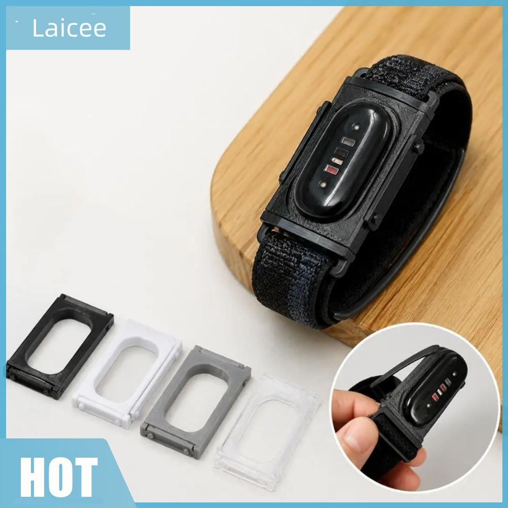 [Laicee.th] เปลือกเฟรมทดแทนสําหรับ Fitbit Air To Whoop 5.0 เข้ากันได้กับสายรัดข้อมือ/ซิลิโคนยืดหยุ่น