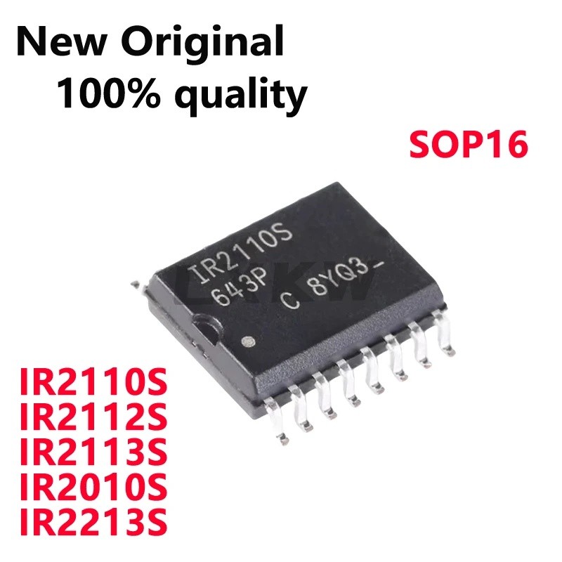 5PCS IR2110S IR2112S IR2113S IR2010S IR2213S IR2110STRPBF IR2112STRPBF IR2113STRPBF SOP16 ในสต็อกชิป