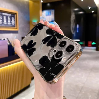 🌼KingMall🌼 เคสมือถือใสลายหวานอวกาศกันรอยสไตล์เกาหลี เหมาะสำหรับ samsung A15 A14 A13 A05 A23 A16 A06 รุ่นใหม่ที่สวยงาม