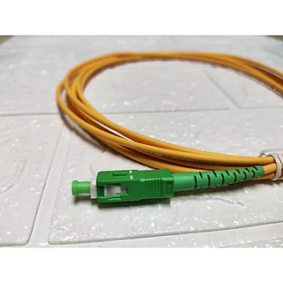 Fiber Patch Cord ยาว 3 เมตร เหลืองหัวเขียว-เขียว