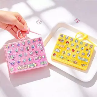 [Sich] น่ารัก Dpression ของเล่น 26 คีย์ Soft Fidget ปุ่มของเล่นซิลิโคนกระเป๋าแขวนเครื่องประดับสําหรับเด็กวัยรุ่นความเครียดบรรเทาใหม่