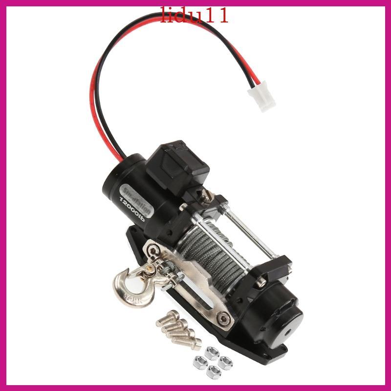 Heavy Duty Metal Electric Winch Remote Control Save Winch for 1/10 1/8 Scale