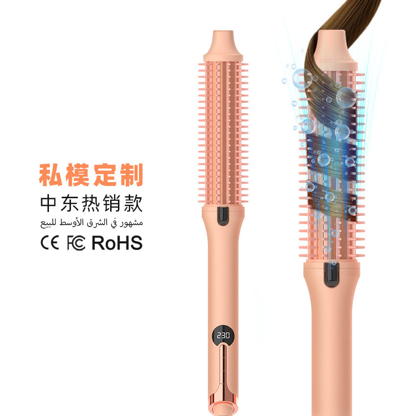 Multifunctional curling comb, negative ion curling wand, non-damaging hair volumizing wavy curler, d