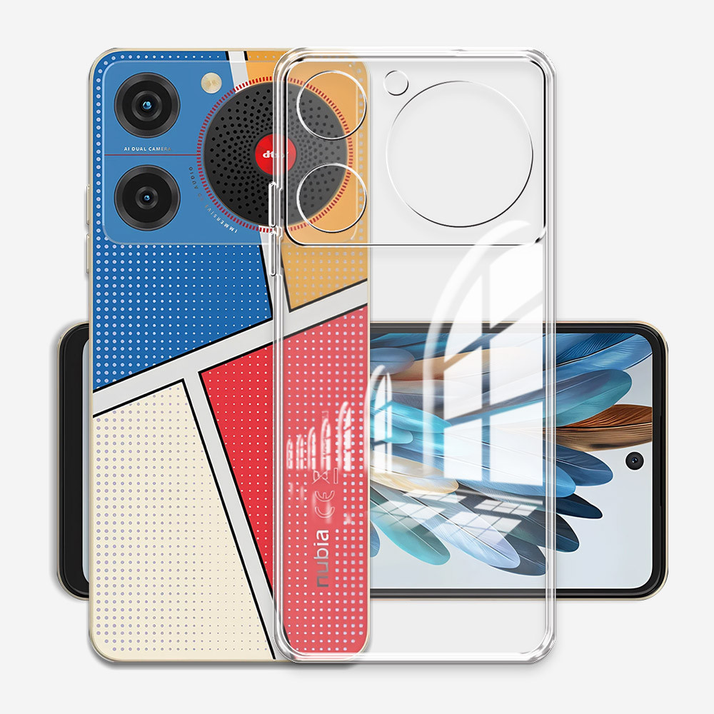 เคสโทรศัพท์แบบนุ่มสําหรับ ZTE Nubia Music Z2353 /Nubia Music 6.6" 2024 เคสใสแบบใส