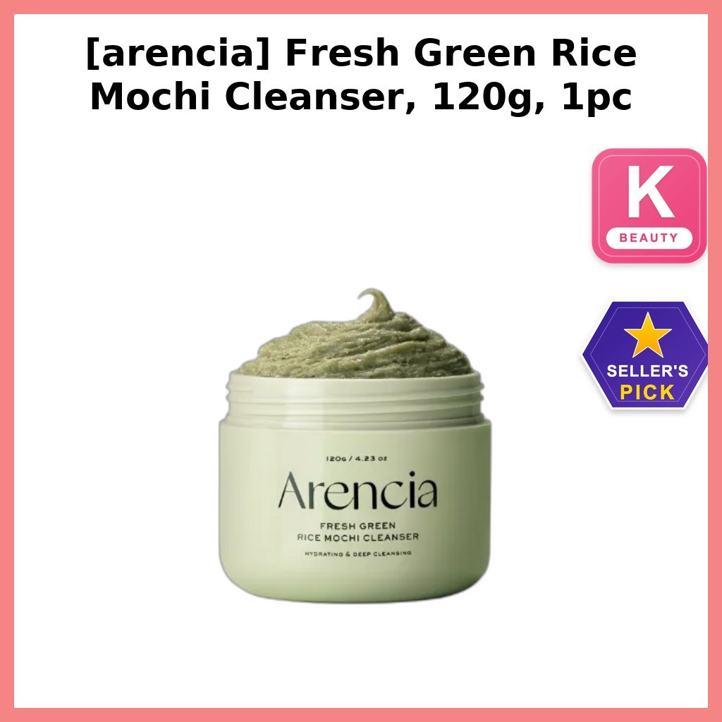 [arencia] Fresh Green Rice Mochi Cleanser, 120g, 1pc / Korean Cleanser / Texture Mochi / ของแท้ 100%