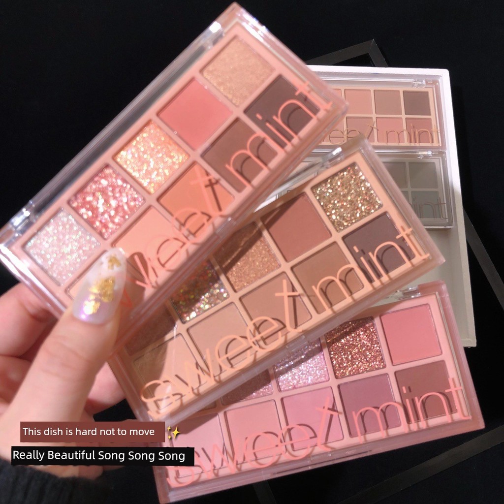 พาเลทตา odbo พาเลทตา 4u2 พาเลทตา sivanna Sweet mint Ten Color Matte Daily Eyeshadow Palette
