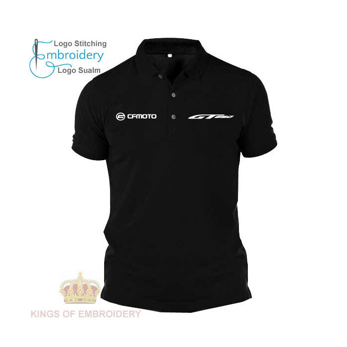 การออกแบบเดิมบาจูร้อน ๆ Cotton Baju Polo Clic Polo CFMOTO GT650 Touring Bike Motorcycle Racing Sport