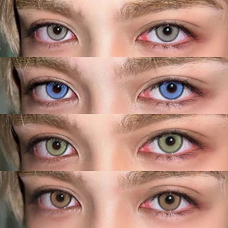 MIDROO 🌈MD คอนแทคเลนส์สี บิ๊กอาย สีน้ำตาล ลายสวยๆๆ เลนส์ชนิดนิ่มพิเศษ ใส่สวยสบายตา