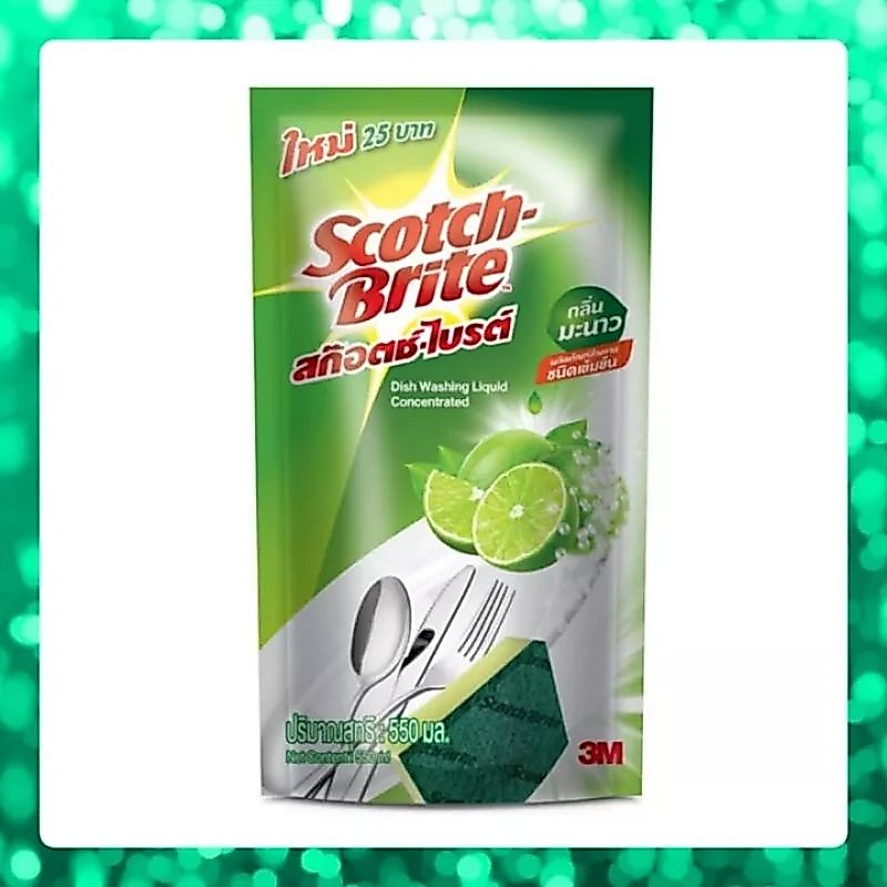 Scotch Brite สก๊อตช์ไบรต์ สก็อตไบรท์ Dish Washing น้ำยาล้างจาน ขนาด 550 มล.