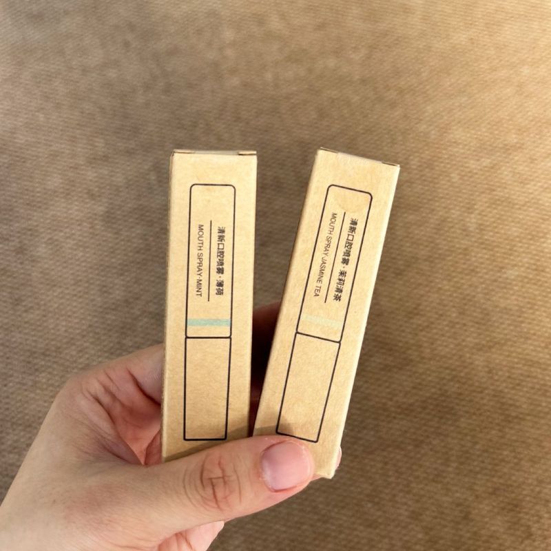 MUJI Fresh Oral Spray Fresh Breath Portable Mini 6ml Jasmine Clear Tea Mint 717p