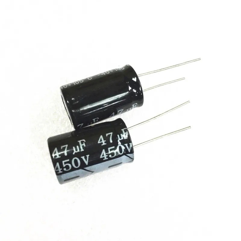 100PCS 47uF 450V 450V47UF Radial Electrolytic Capacitor 16 มม.X25 มม.