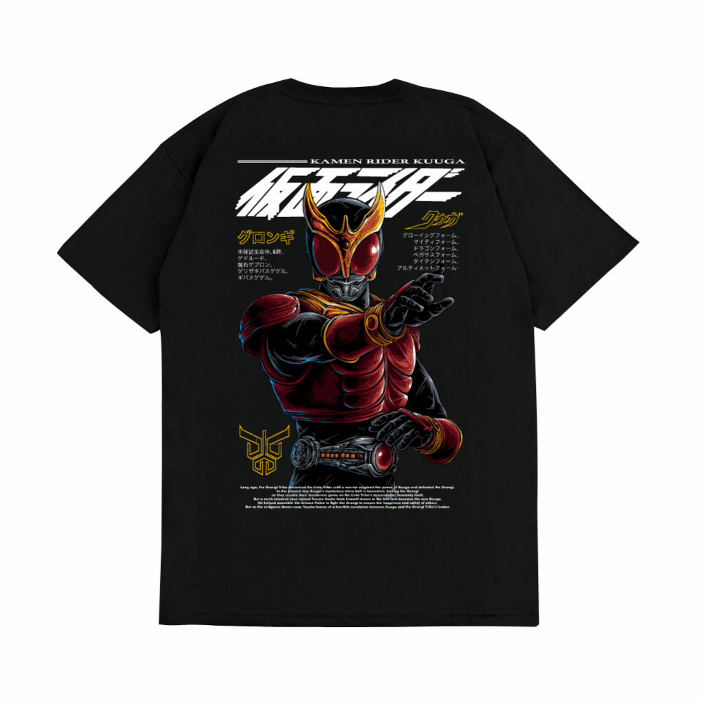 EEMB เสื้อยืด Kuuga Kamen Rider ทำจากผ้ายีนส์เนื้อนุ่ม สำหรับทั้งชายและหญิง