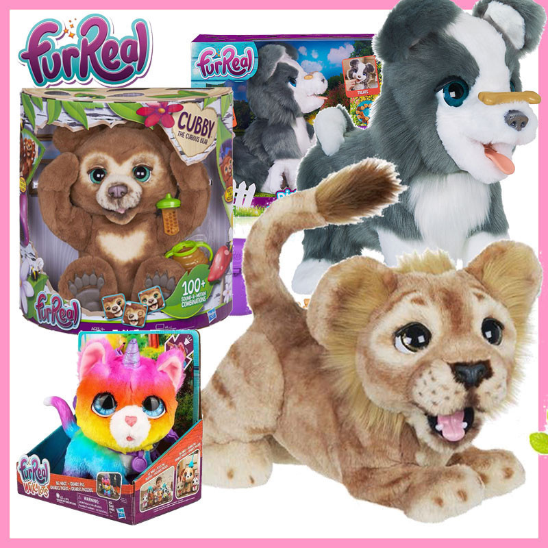 Hasbro FurReal สัตว์เลี้ยงอิเล็กทรอนิกส์เพื่อนเดินสัตว์เลี้ยงของเล่นเด็ก Thunder Dragon Rabbit Tiger