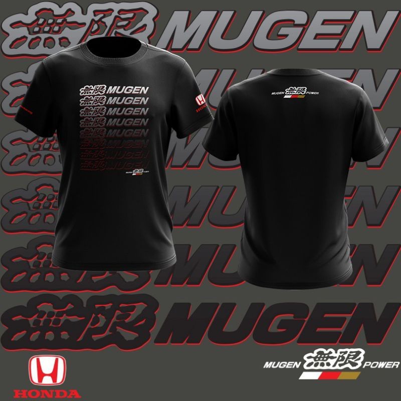 เสื้อยืด Mugen Power / เสื้อไมโครไฟเบอร์ / เสื้อแข่ง