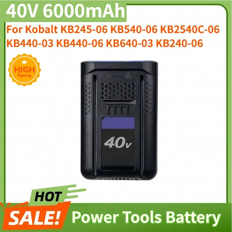 ความจุสูง 40V 6000mAh แบตเตอรี่สําหรับ Kolalt KB440-03 KB440-06 KB640-03 KB245-06 KB540-06 KB2540C-0