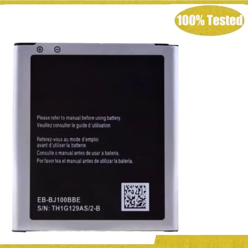 ใหม่ 1850mAh EB-BJ100BBE แบตเตอรี่ Li-ion แบบชาร์จไฟได้สําหรับ Samsung GALAXY J1 J100 J100H J100FM J