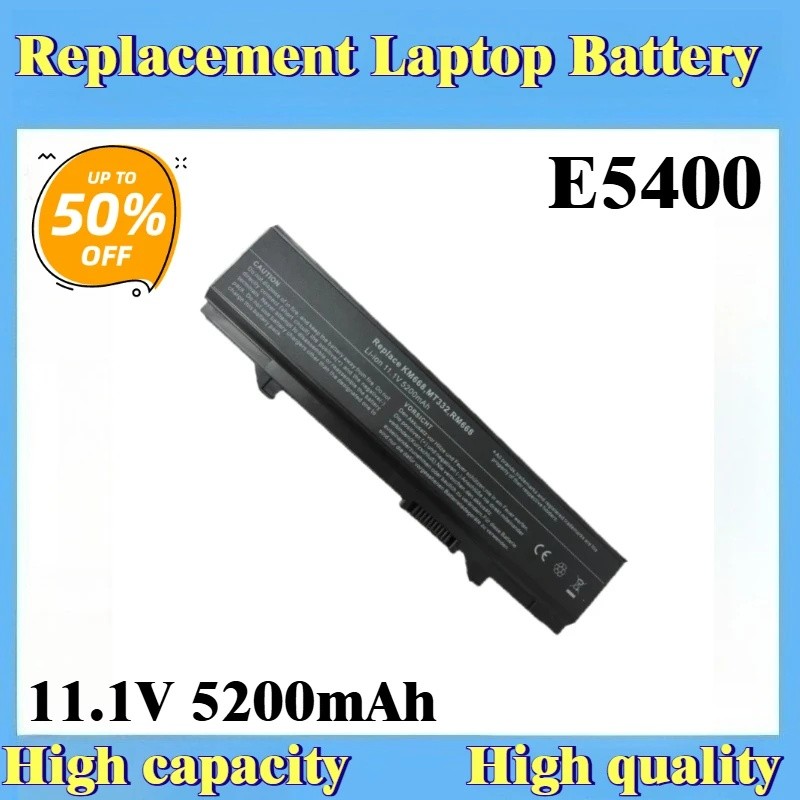 สําหรับ DellE 5400 E5410 E5500 E5510 WU841 Y568H เปลี่ยนแบตเตอรี่แล็ปท็อป E5400 11.1V 5200mAh