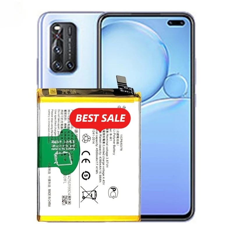 B-M1 สําหรับ VIVO V17(1919)/V19 (1933) แบตเตอรี่ 0 รอบคุณภาพสูงความจุสูงเปลี่ยน Bateria เกรด A Cell 