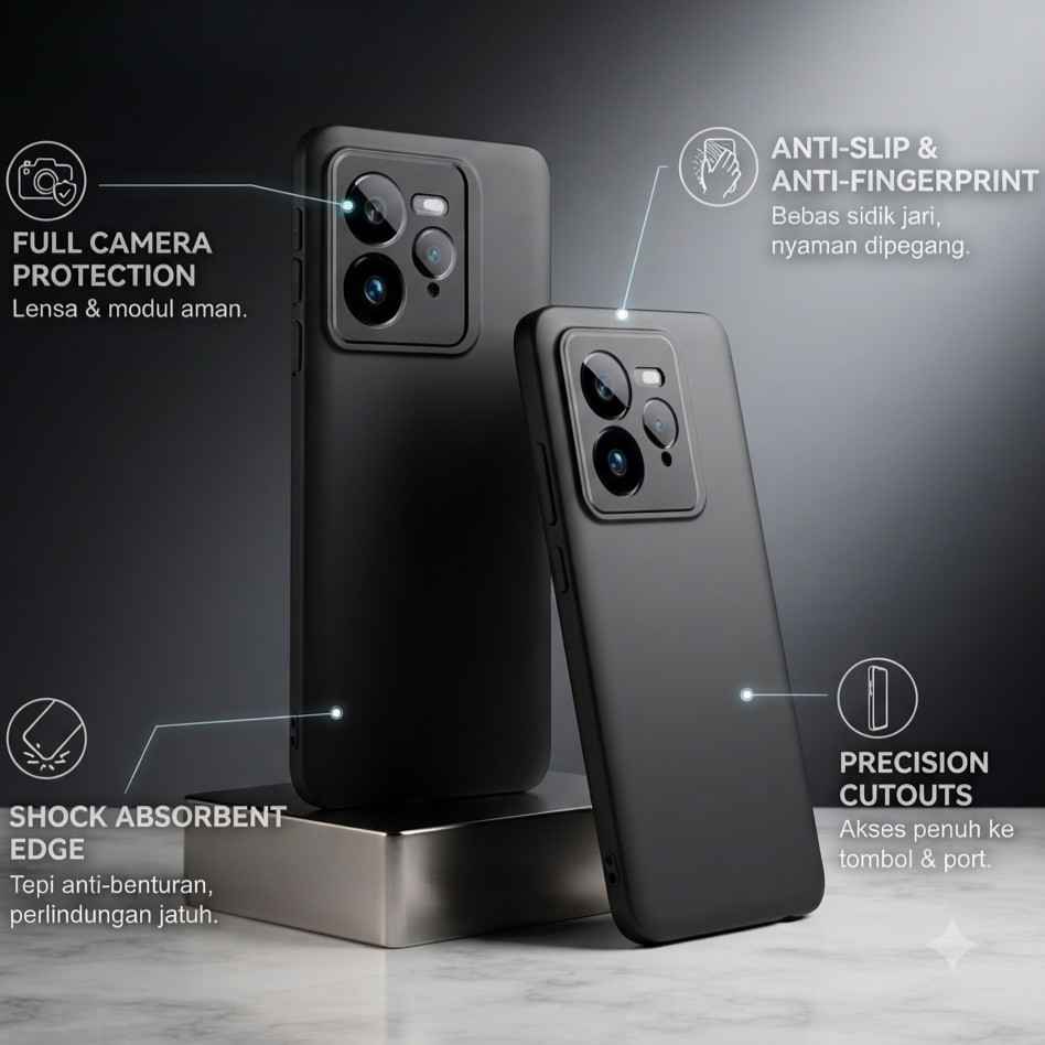 KING CASE สําหรับ REALME GT 7 / GT 7T / 7 PRO / GT 7T PRO MACAROON SOFTCASE SILICONE PREMIUM SOLID S