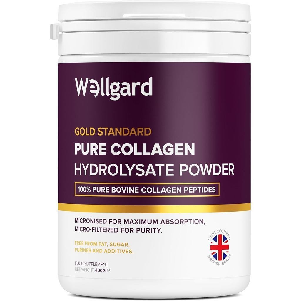แป้งคอลลาเจน,GoldStandardBovineCollagenPeptidesPowderbyWellard-HighLevelsofThe8Es,คอลลาเจน,ฮาลาล&Kos