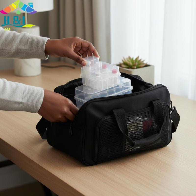 H&L 4/10 ชิ้น Staable พลาสติก Microtube กล่องเก็บ 3ML 2/4/6/24-Slot Vial Storage Case Clear Freezer 