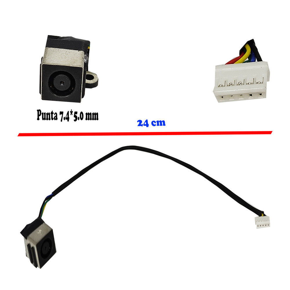 สําหรับ dell 14r n4110 vostro 3450 v3450 แจ็คพลังงาน dc พอร์ตชาร์จหัวไฟ