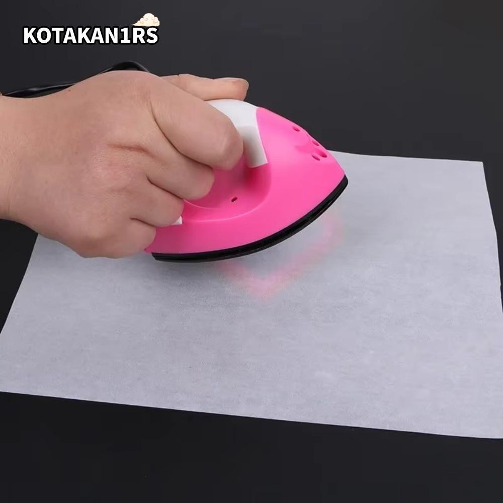 KOTAKAN1RS 50/100PCS DIY ปริศนาถั่วกระดาษรีดผ้าพิเศษ,Reusable Iron-on Mat Perlerลูกปัดกระดาษอบ,ของเล่นอุปกรณ์เสริมHandmade Iron Aidsกดความร้อนกระดาษ
